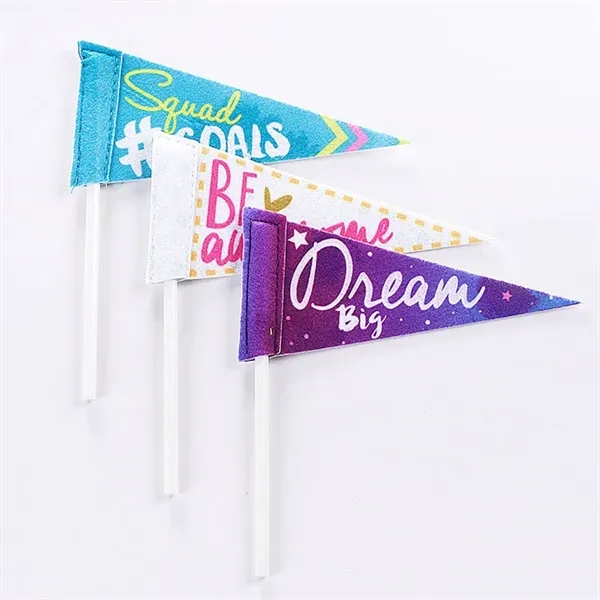 Full Color Mini Felt Pennant - Full Color Mini Felt Pennant - Image 4 of 4