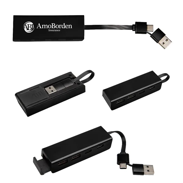 RABS Type-C & USB Hub With Phone Stand - RABS Type-C & USB Hub With Phone Stand - Image 6 of 12