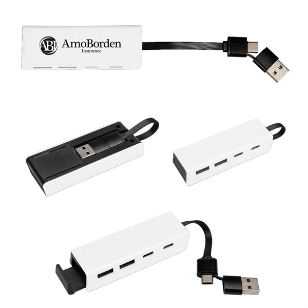 RABS Type-C & USB Hub With Phone Stand - RABS Type-C & USB Hub With Phone Stand - Image 11 of 12