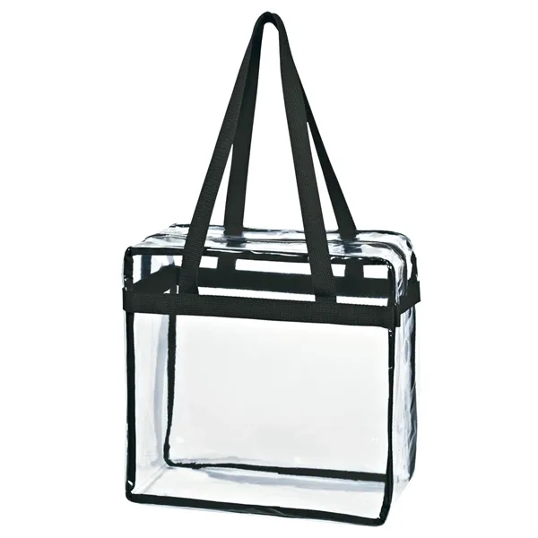 Clear EVA Tote Bag With Zipper - Clear EVA Tote Bag With Zipper - Image 2 of 6