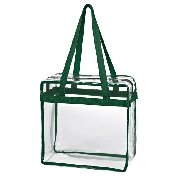 Clear EVA Tote Bag With Zipper - Clear EVA Tote Bag With Zipper - Image 3 of 6