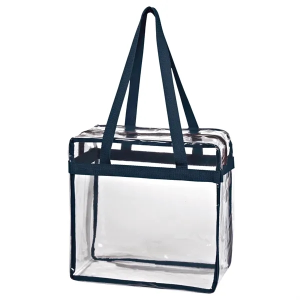 Clear EVA Tote Bag With Zipper - Clear EVA Tote Bag With Zipper - Image 4 of 6