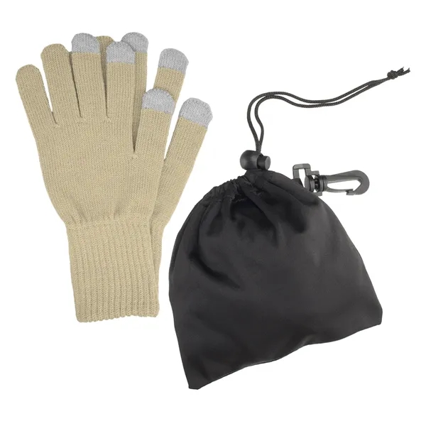 Touch Screen Gloves In RPET Pouch - Touch Screen Gloves In RPET Pouch - Image 2 of 5