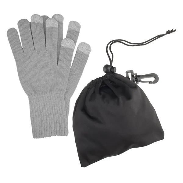 Touch Screen Gloves In RPET Pouch - Touch Screen Gloves In RPET Pouch - Image 3 of 5