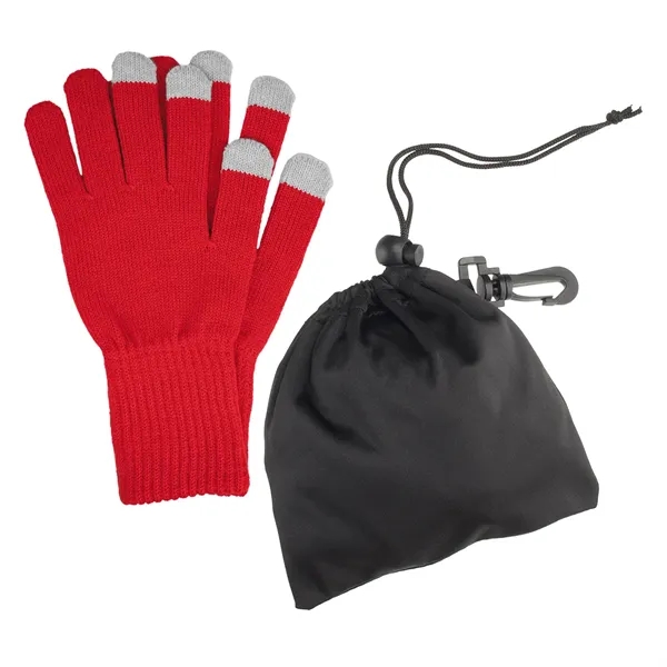 Touch Screen Gloves In RPET Pouch - Touch Screen Gloves In RPET Pouch - Image 4 of 5