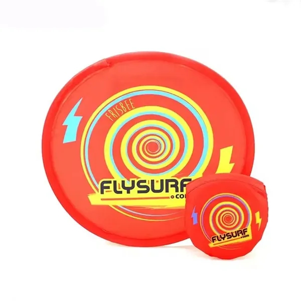 Folding Nylon Disc Fan W/ Pouch - Folding Nylon Disc Fan W/ Pouch - Image 5 of 11