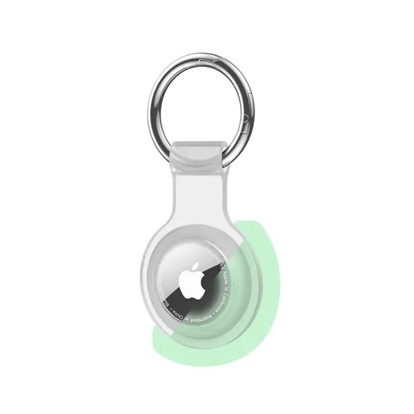 Glow-in-the-dark Silicone AirTag Key Ring - Glow-in-the-dark Silicone AirTag Key Ring - Image 2 of 2
