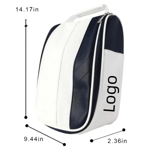 PU Golf Shoe Bag - PU Golf Shoe Bag - Image 0 of 2