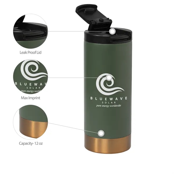 Astrid - 12 oz. Double Wall Stainless Steel Tumbler - Astrid - 12 oz. Double Wall Stainless Steel Tumbler - Image 7 of 9