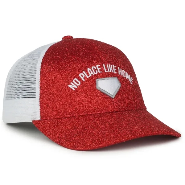 Glitter Mesh Back Cap