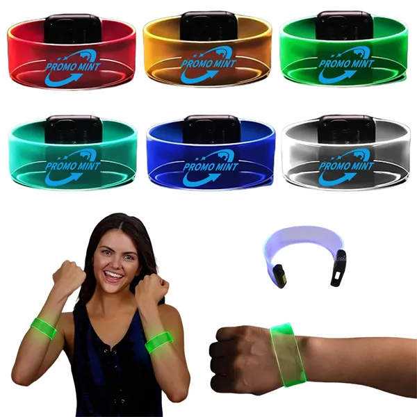 LED Light Up Bracelets with Magnetic Clasp Glow Accessories - LED Light Up Bracelets with Magnetic Clasp Glow Accessories - Image 0 of 4