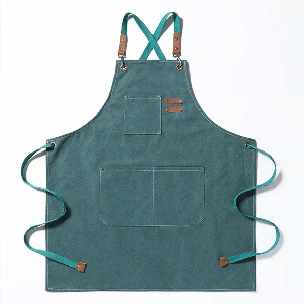 Adjustable Denim Bib Apron - Adjustable Denim Bib Apron - Image 3 of 6