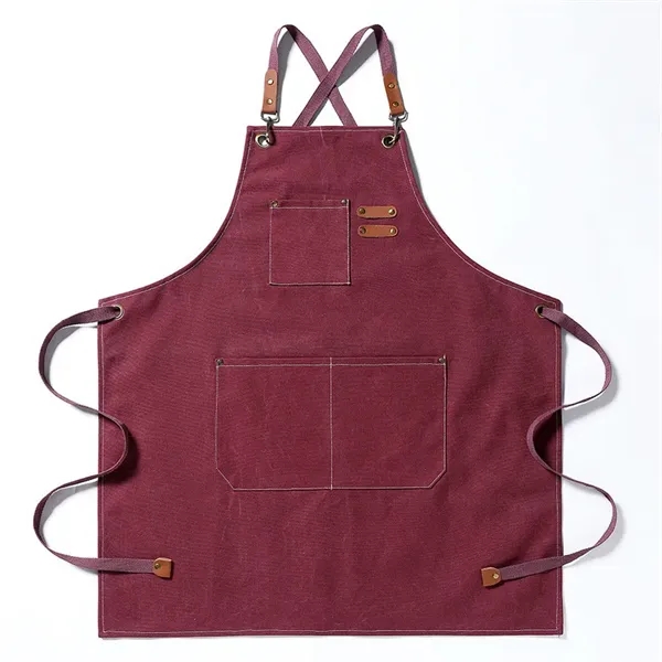 Adjustable Denim Bib Apron - Adjustable Denim Bib Apron - Image 5 of 6