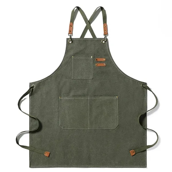 Adjustable Denim Bib Apron - Adjustable Denim Bib Apron - Image 6 of 6