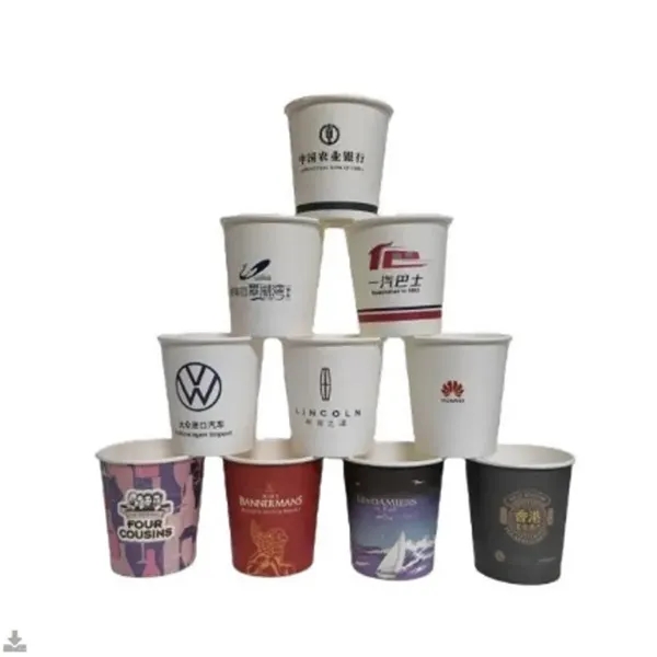 Disposable Customized Hot Coffee Paper Cups - Disposable Customized Hot Coffee Paper Cups - Image 1 of 2