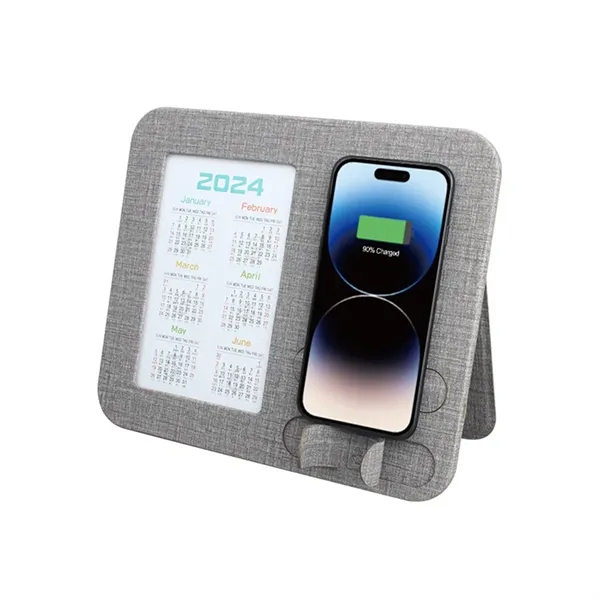 Wireless Charger w/ Picture Frame Charging Station - Wireless Charger w/ Picture Frame Charging Station - Image 3 of 8