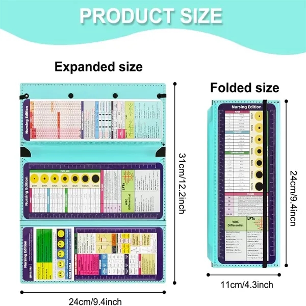 Foldable Nurse Pocket Clipboard - Foldable Nurse Pocket Clipboard - Image 1 of 3
