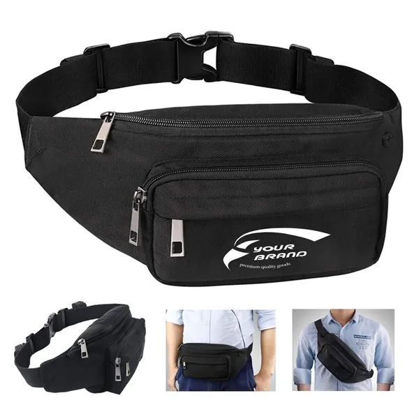 Quick Release Buckle Travel Sports Waist Fanny Pack Bag - Quick Release Buckle Travel Sports Waist Fanny Pack Bag - Image 0 of 3