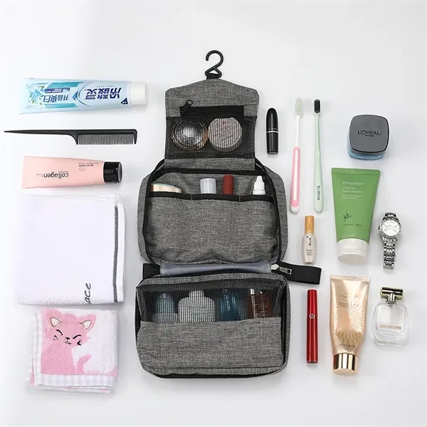 Travel Hanging Toiletry Bag - Travel Hanging Toiletry Bag - Image 7 of 14