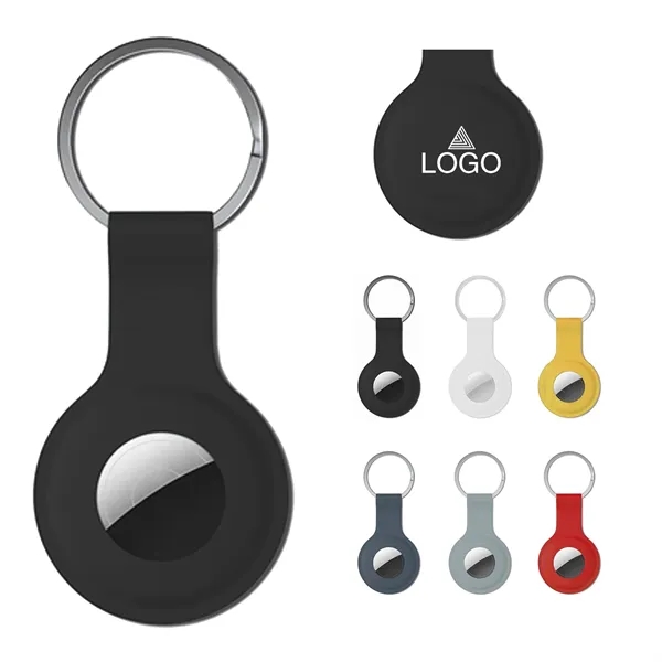 Silicone Case With Keychain For Air-Tag - Silicone Case With Keychain For Air-Tag - Image 0 of 1