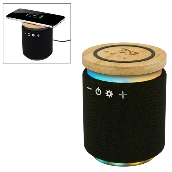 Custom 10W Wireless Charging/Party Light 5W Speaker