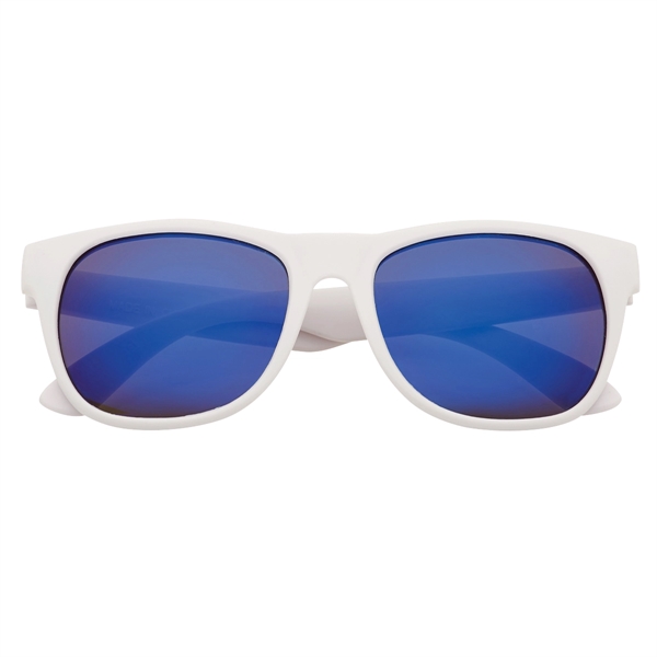 Rubberized Mirrored Sunglasses - Rubberized Mirrored Sunglasses - Image 3 of 17