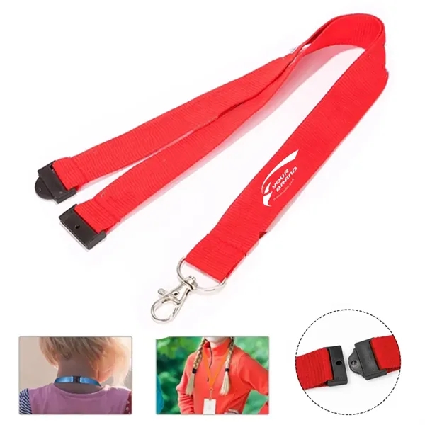 Customized Name & Logo Printed Safety Breakaway Lanyard - Customized Name & Logo Printed Safety Breakaway Lanyard - Image 0 of 2