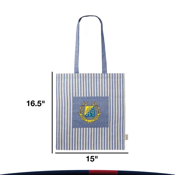 Gomoc Striped Tote Bags - Gomoc Striped Tote Bags - Image 2 of 5
