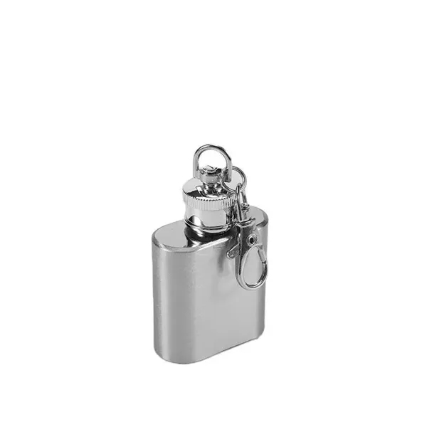 Stainless Steel Portable Flask Keychain - Stainless Steel Portable Flask Keychain - Image 2 of 3