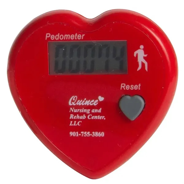 Heart Shaped Pedometer - Heart Shaped Pedometer - Image 2 of 2