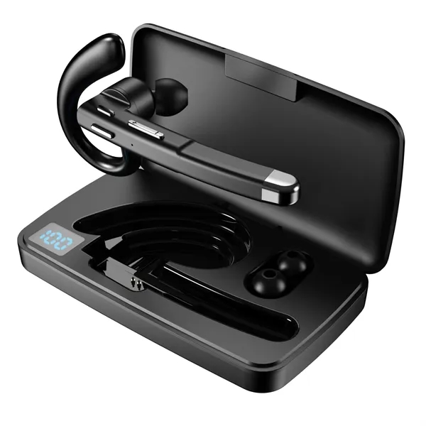 Noise-Cancelling Wireless Hanging In-Ear Bluetooth Headset - Noise-Cancelling Wireless Hanging In-Ear Bluetooth Headset - Image 1 of 3