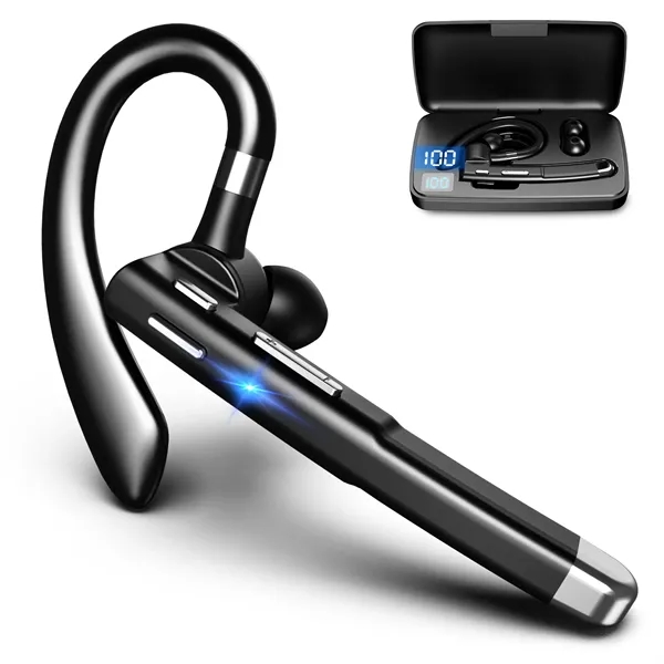 Noise-Cancelling Wireless Hanging In-Ear Bluetooth Headset - Noise-Cancelling Wireless Hanging In-Ear Bluetooth Headset - Image 3 of 3