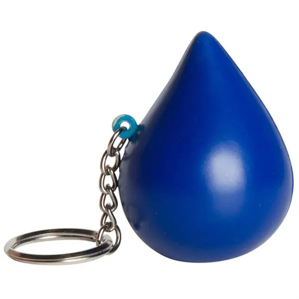 Blue Drop Stress Reliever Keyring