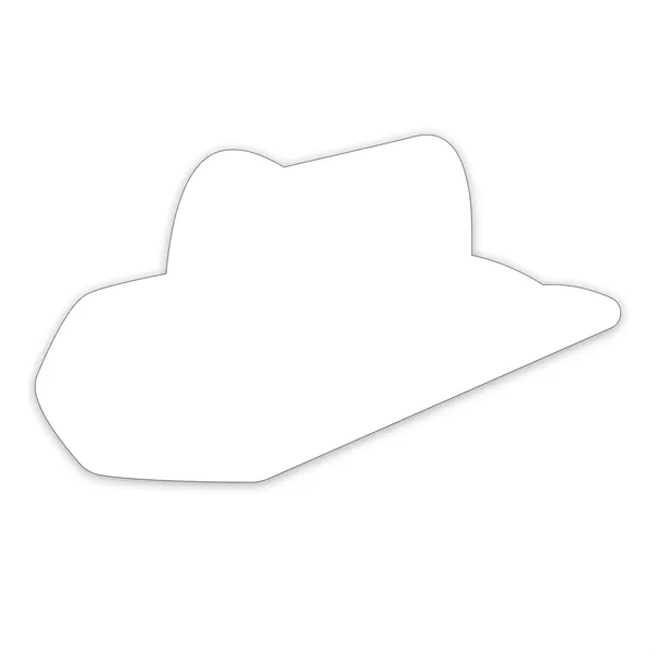 Cowboy Hat Shaped NoteKeeper™ Magnet 35 mil - Cowboy Hat Shaped NoteKeeper™ Magnet 35 mil - Image 1 of 4