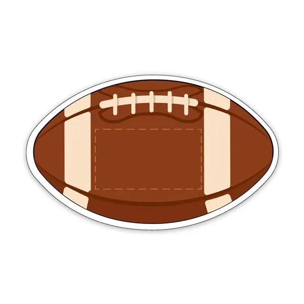 Football Shaped NoteKeeper™ Magnet 20 Mil - Football Shaped NoteKeeper™ Magnet 20 Mil - Image 3 of 3