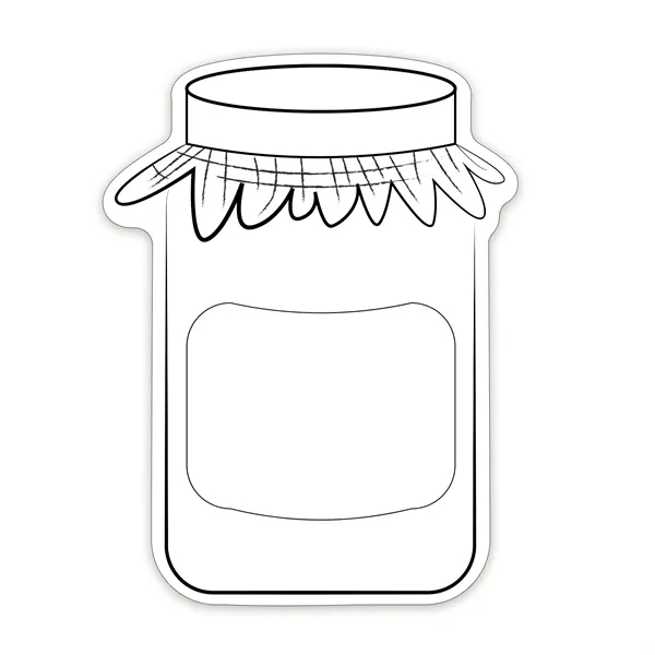 Jar Shaped NoteKeeper™ Magnet 20 mil - Jar Shaped NoteKeeper™ Magnet 20 mil - Image 2 of 4