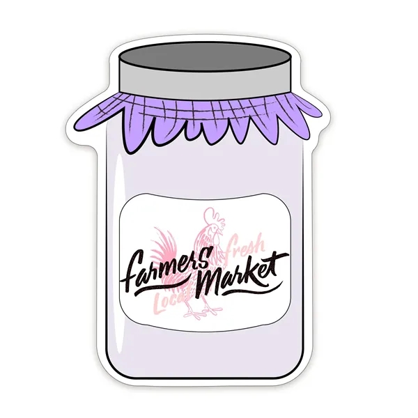 Jar Shaped NoteKeeper™ Magnet 20 mil - Jar Shaped NoteKeeper™ Magnet 20 mil - Image 0 of 4