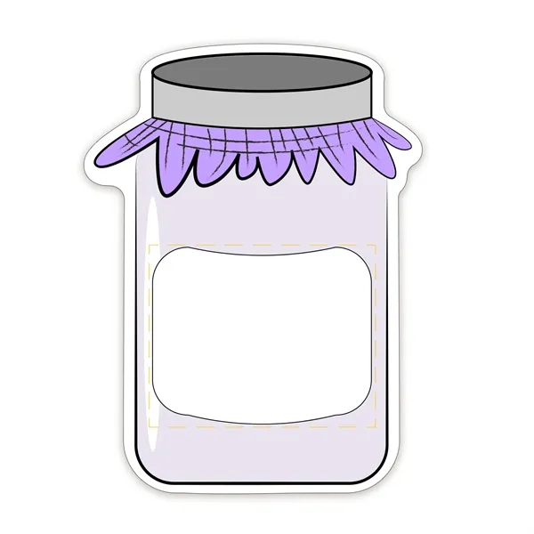Jar Shaped NoteKeeper™ Magnet 20 mil - Jar Shaped NoteKeeper™ Magnet 20 mil - Image 4 of 4