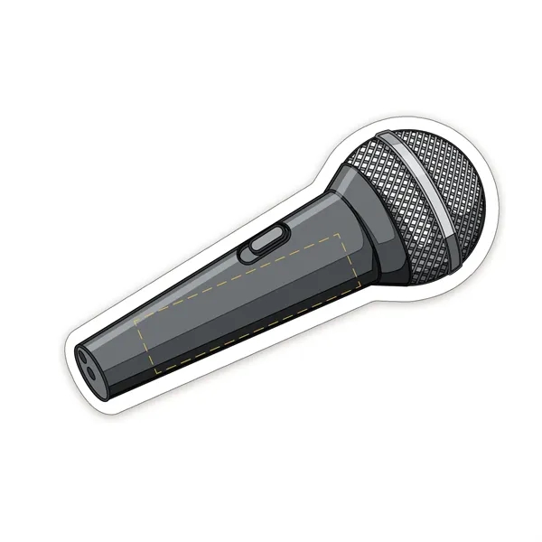 Microphone Shaped NoteKeeper™ Magnet 20 mil - Microphone Shaped NoteKeeper™ Magnet 20 mil - Image 4 of 4