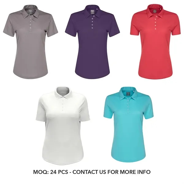 Callaway Birdseye Ladies Polo - Callaway Birdseye Ladies Polo - Image 9 of 9