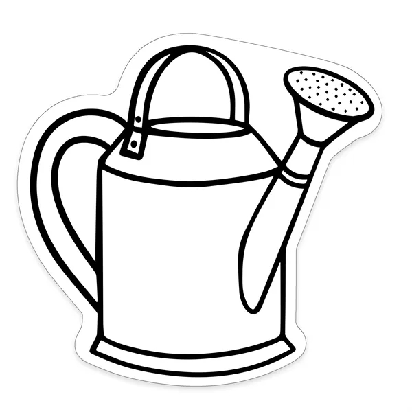 Watering Can Shaped NoteKeeper™ Magnet 35 mil - Watering Can Shaped NoteKeeper™ Magnet 35 mil - Image 4 of 4