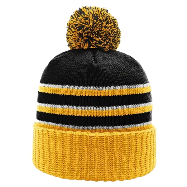 Richardson 134 Cuffed Beanies with Pom - Richardson 134 Cuffed Beanies with Pom - Image 2 of 13