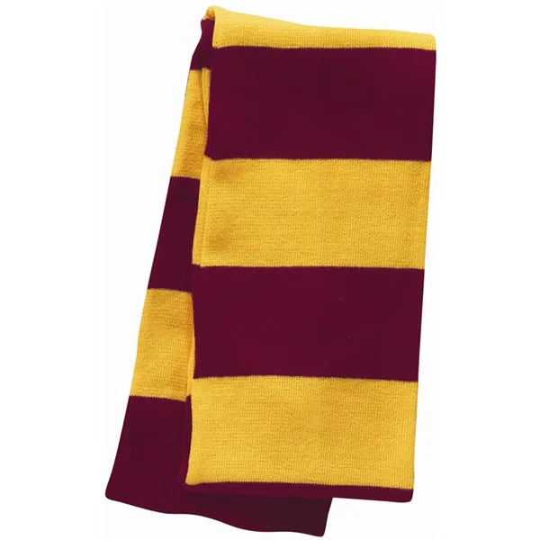 SPORTSMAN RUGBY-STRIPED KNIT SCARF - SPORTSMAN RUGBY-STRIPED KNIT SCARF - Image 1 of 41