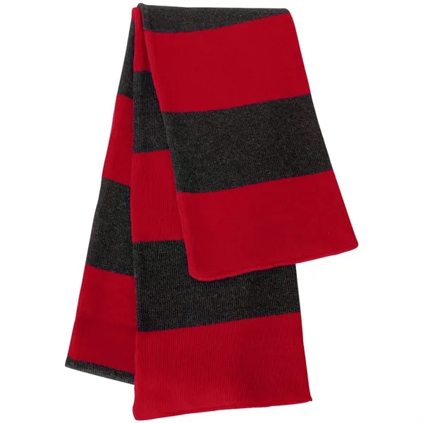 SPORTSMAN RUGBY-STRIPED KNIT SCARF - SPORTSMAN RUGBY-STRIPED KNIT SCARF - Image 18 of 41