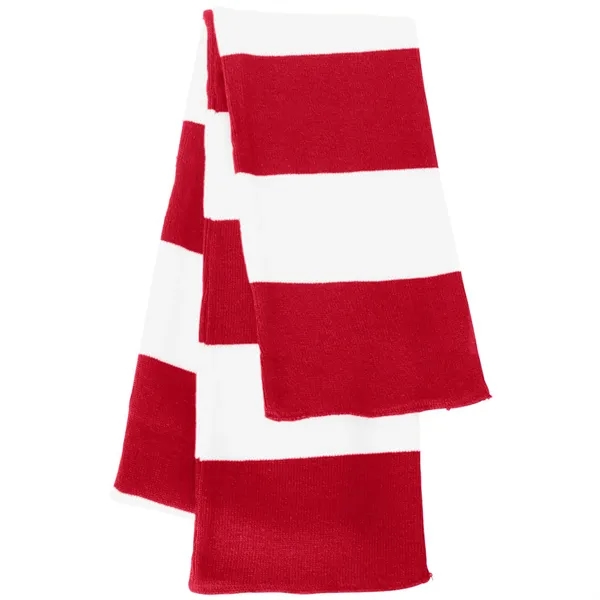 SPORTSMAN RUGBY-STRIPED KNIT SCARF - SPORTSMAN RUGBY-STRIPED KNIT SCARF - Image 19 of 41