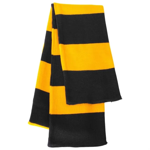 SPORTSMAN RUGBY-STRIPED KNIT SCARF - SPORTSMAN RUGBY-STRIPED KNIT SCARF - Image 21 of 41