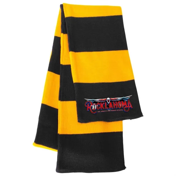 SPORTSMAN RUGBY-STRIPED KNIT SCARF - SPORTSMAN RUGBY-STRIPED KNIT SCARF - Image 22 of 41