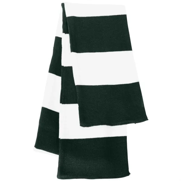 SPORTSMAN RUGBY-STRIPED KNIT SCARF - SPORTSMAN RUGBY-STRIPED KNIT SCARF - Image 25 of 41