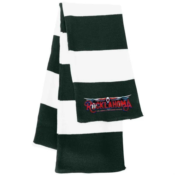 SPORTSMAN RUGBY-STRIPED KNIT SCARF - SPORTSMAN RUGBY-STRIPED KNIT SCARF - Image 26 of 41