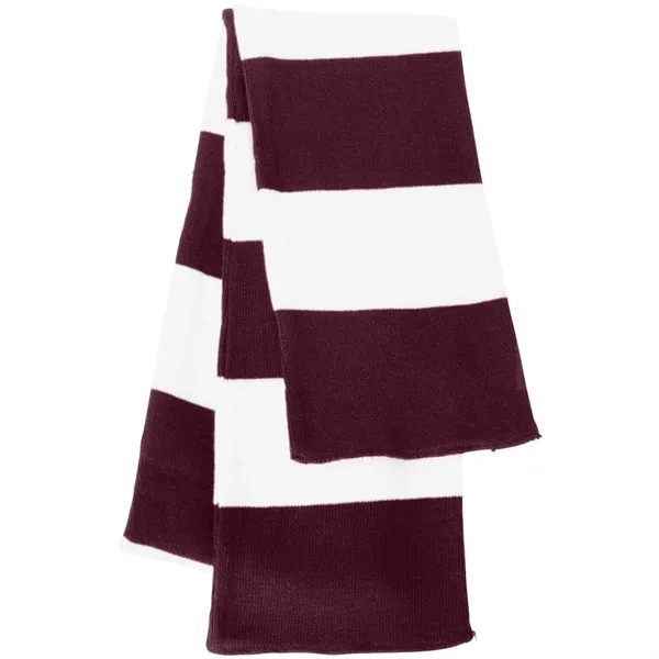 SPORTSMAN RUGBY-STRIPED KNIT SCARF - SPORTSMAN RUGBY-STRIPED KNIT SCARF - Image 31 of 41